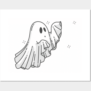 Scary Halloween Ghost Posters and Art